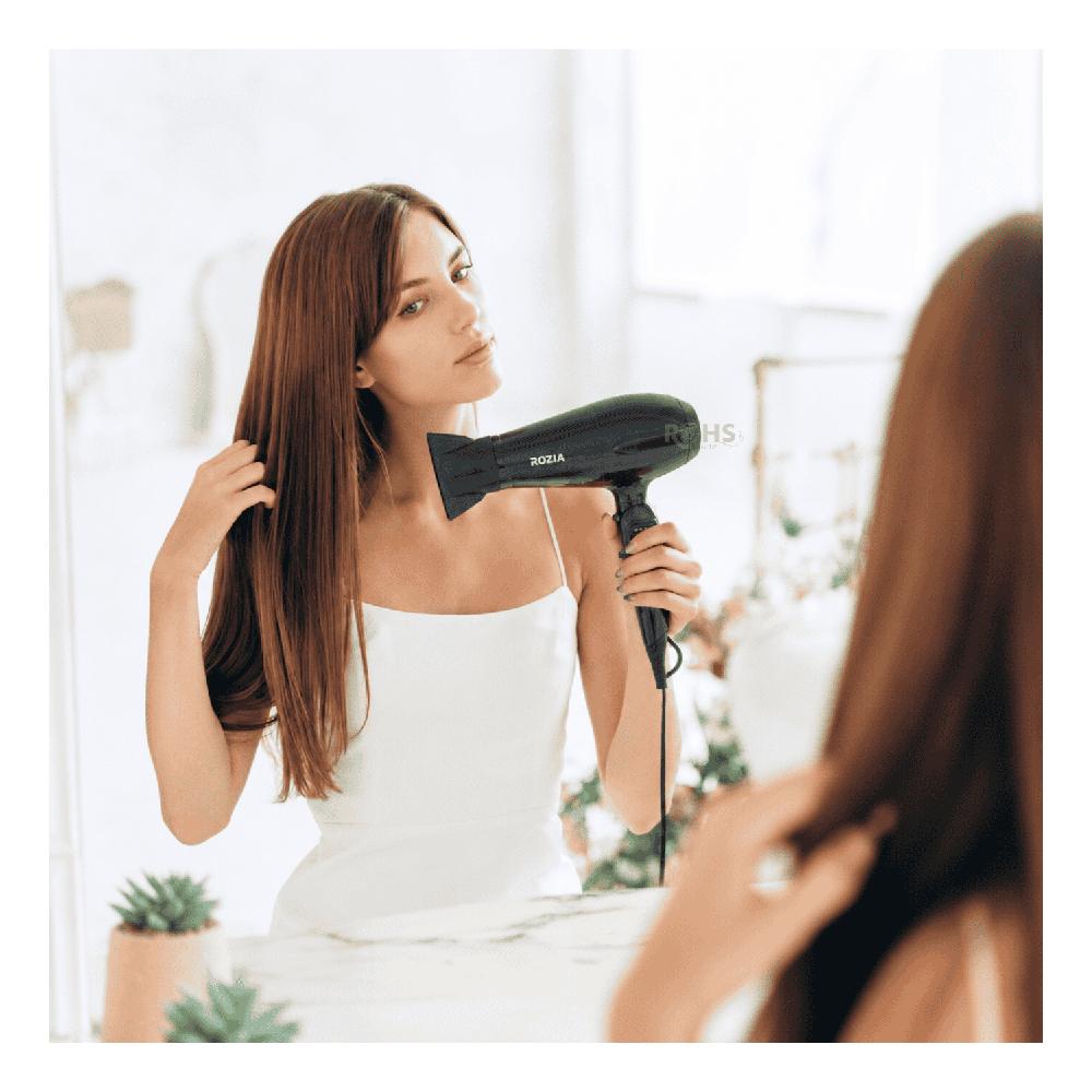 Secador De Cabello Rozia HC8308 8000W Profesional Con 3 Temperaturas Y Boquilla Concentradora