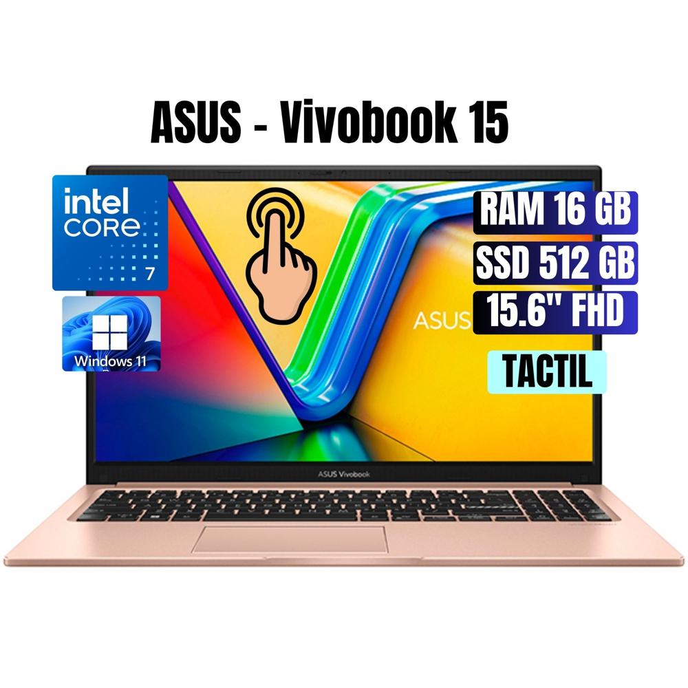 Laptop ASUS VivoBook Intel Core 7 RAM 16GB SSD 512 GB -90NB17I3-M01010