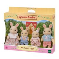 Juguete Sylvanian Ternurines Set Familia Conejos de Leche