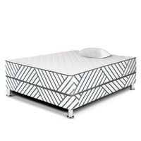 Cama VIVA HOME Palmera Plus 1.5 Plazas + 1 Almohada + 1 Protector