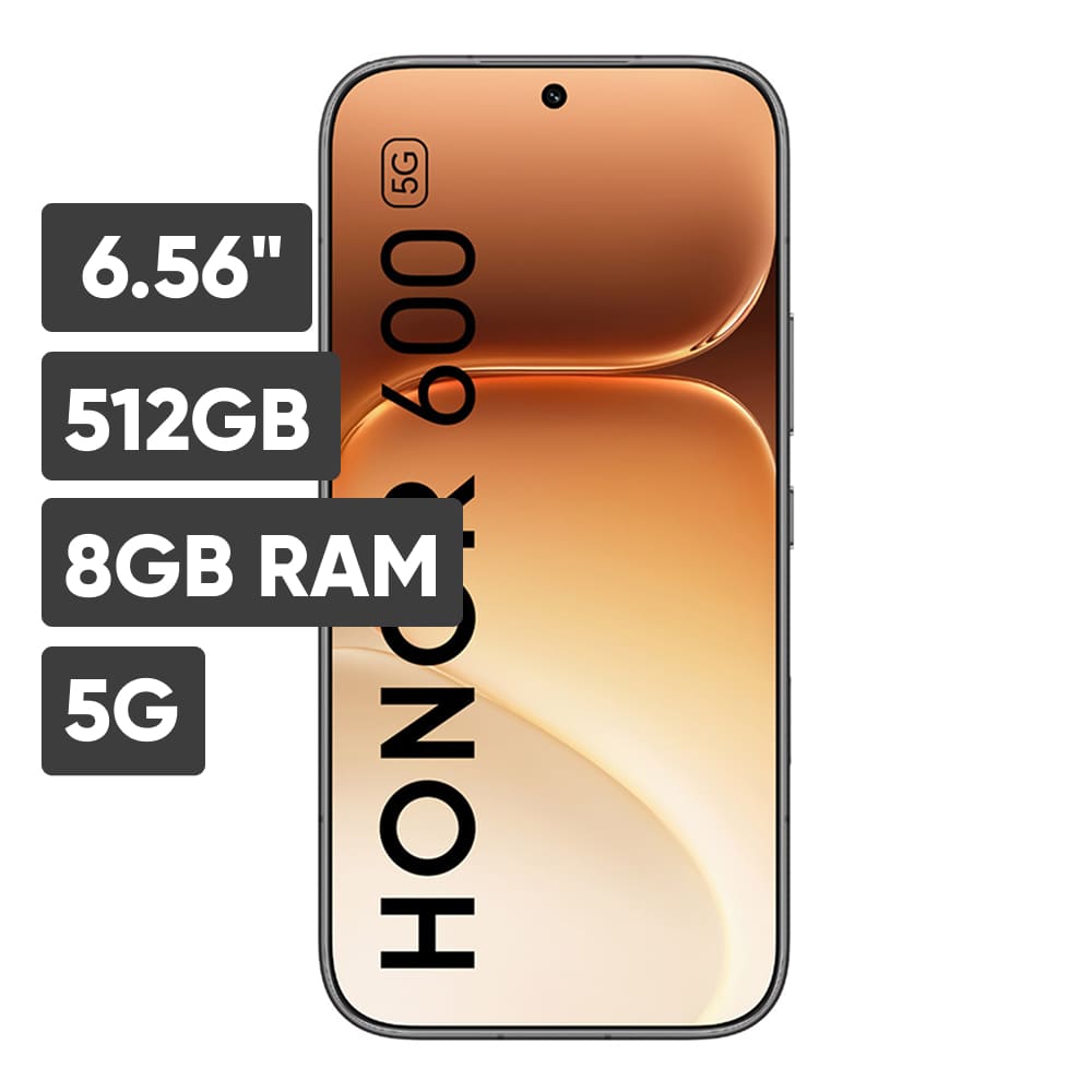Smartphone HONOR 600 6.56"" 8GB 512GB 200 MP + 12 MP Black