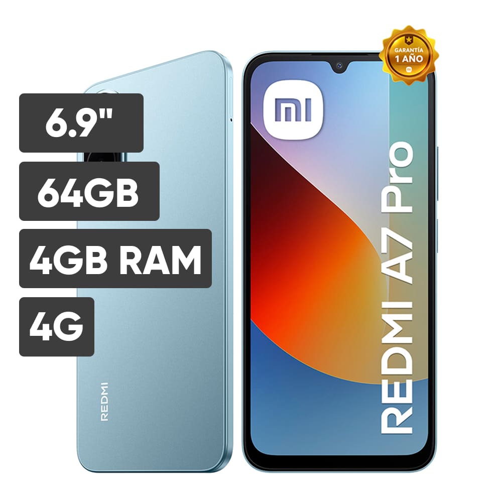 Smartphone XIAOMI Redmi A7 Pro 6.9"" 4GB 64GB 13MP Azul