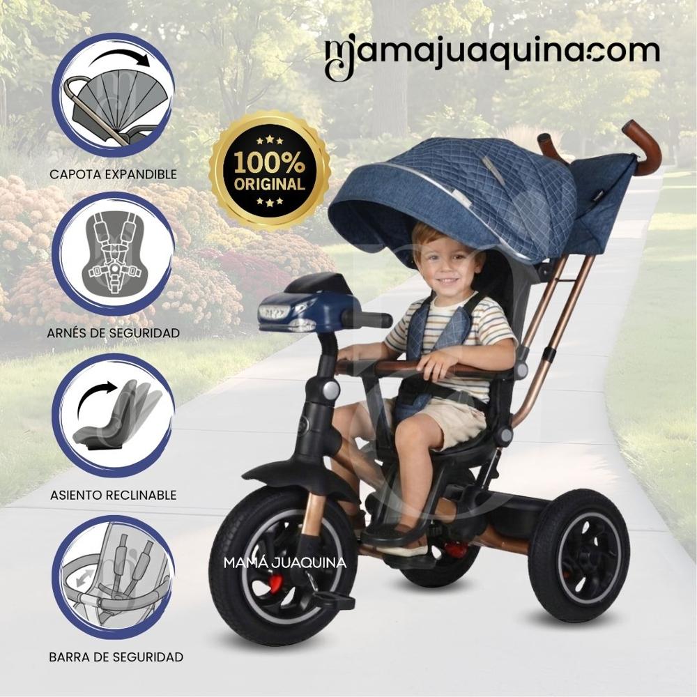 Triciclo Guiador para bebés FOX NOVA Edición Limitada Blue