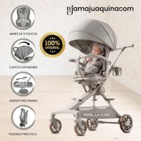 Coche Carriola FERRIEGAMO Edición Exclusiva Light Gray
