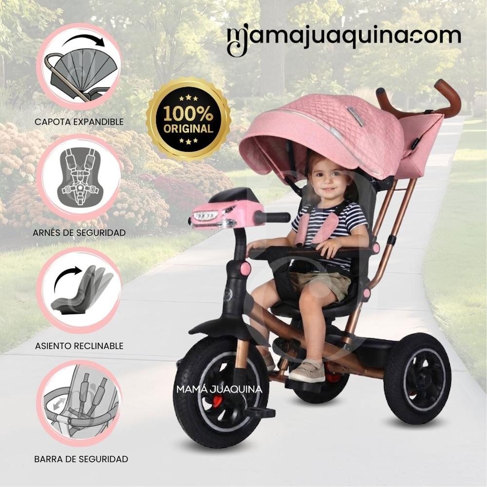 Triciclo Guiador para bebés FOX NOVA Edición Limitada Light Pink