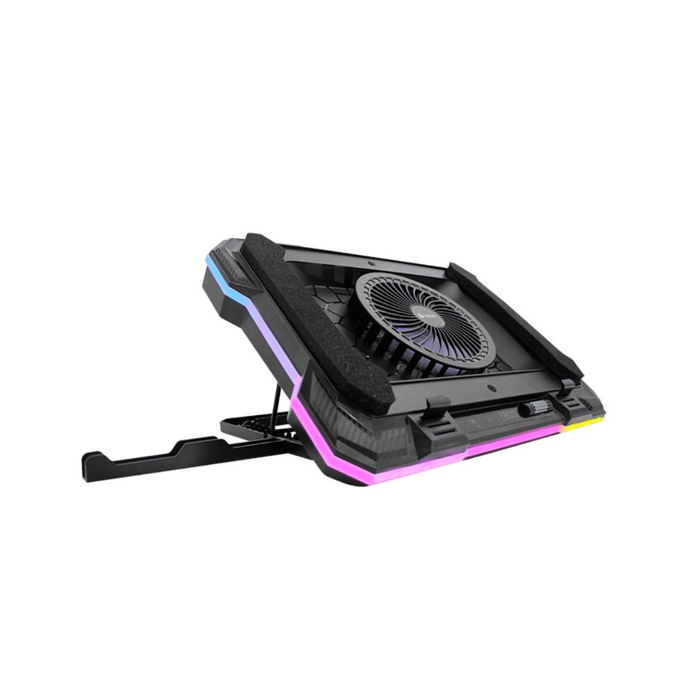 COOLER TEROS TE-7133N RGB PARA NOTEBOOKS DE 14 A 19 PULGADAS