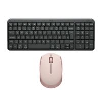 Combo Inalambrico Teclado K250 Negro y Mouse M170 Rosado Logitech