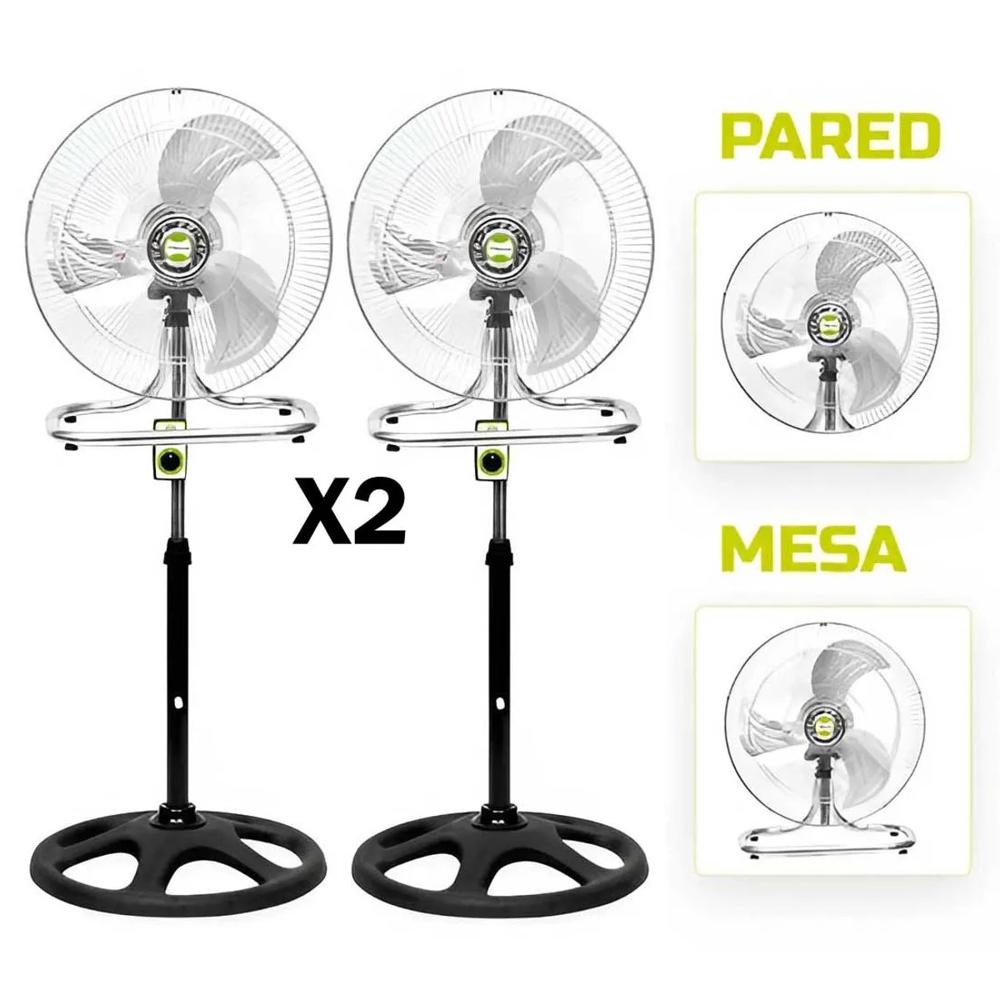 Ventilador Pedestal 3 en 1  200 W BK-8219VI x2 UNIDADES