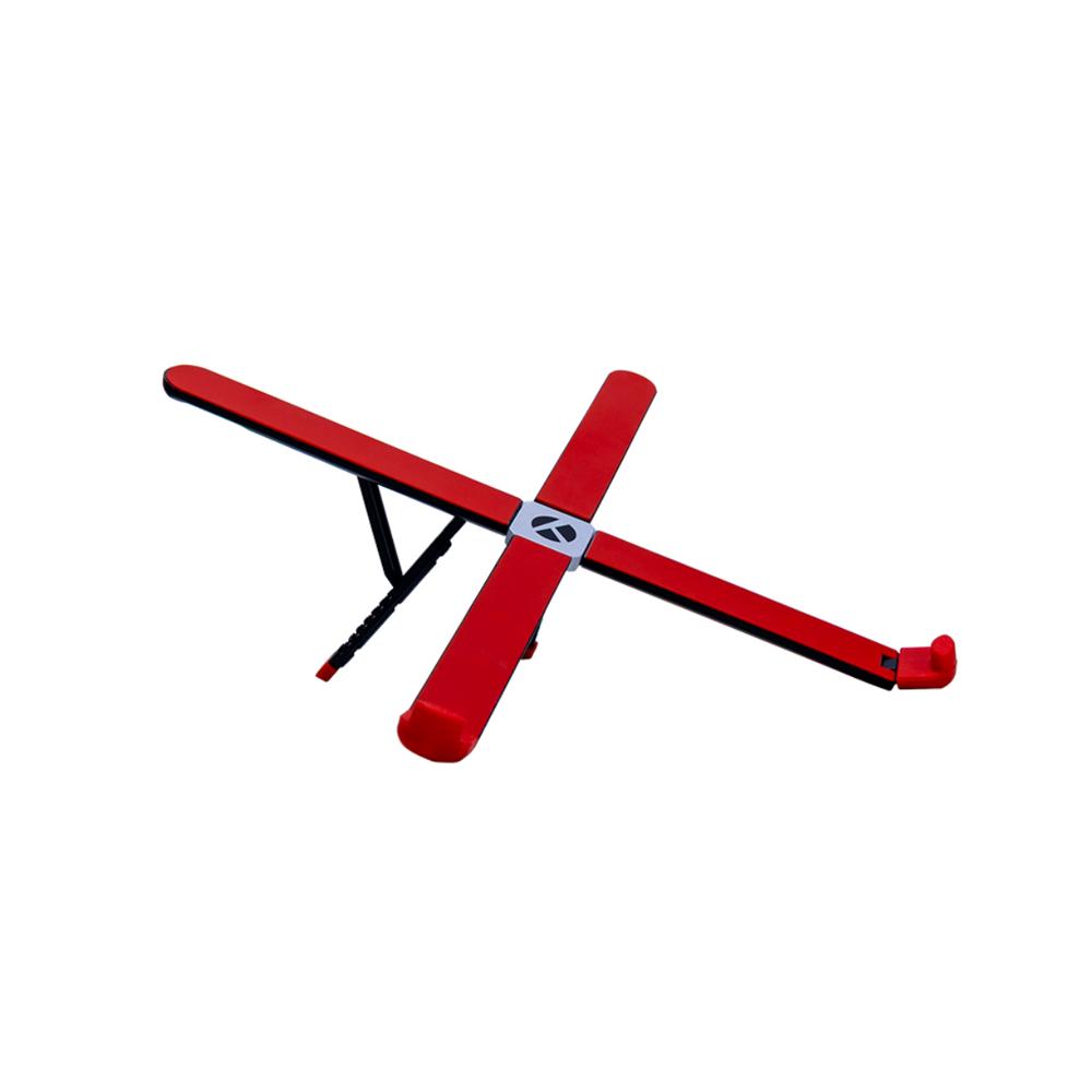 SOPORTE TEROS TE-7023N PARA NOTEBOOKS DE 14 A 19 PULGADAS ROJO Y NEGRO