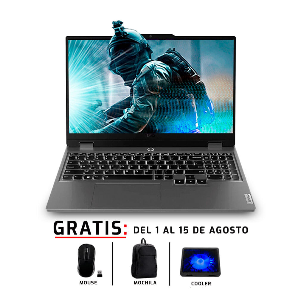 Laptop Lenovo LOQ 15IAX9 15.6'' Core i5 12450HX 32GB DDR5 500GB RTX3050 6GB