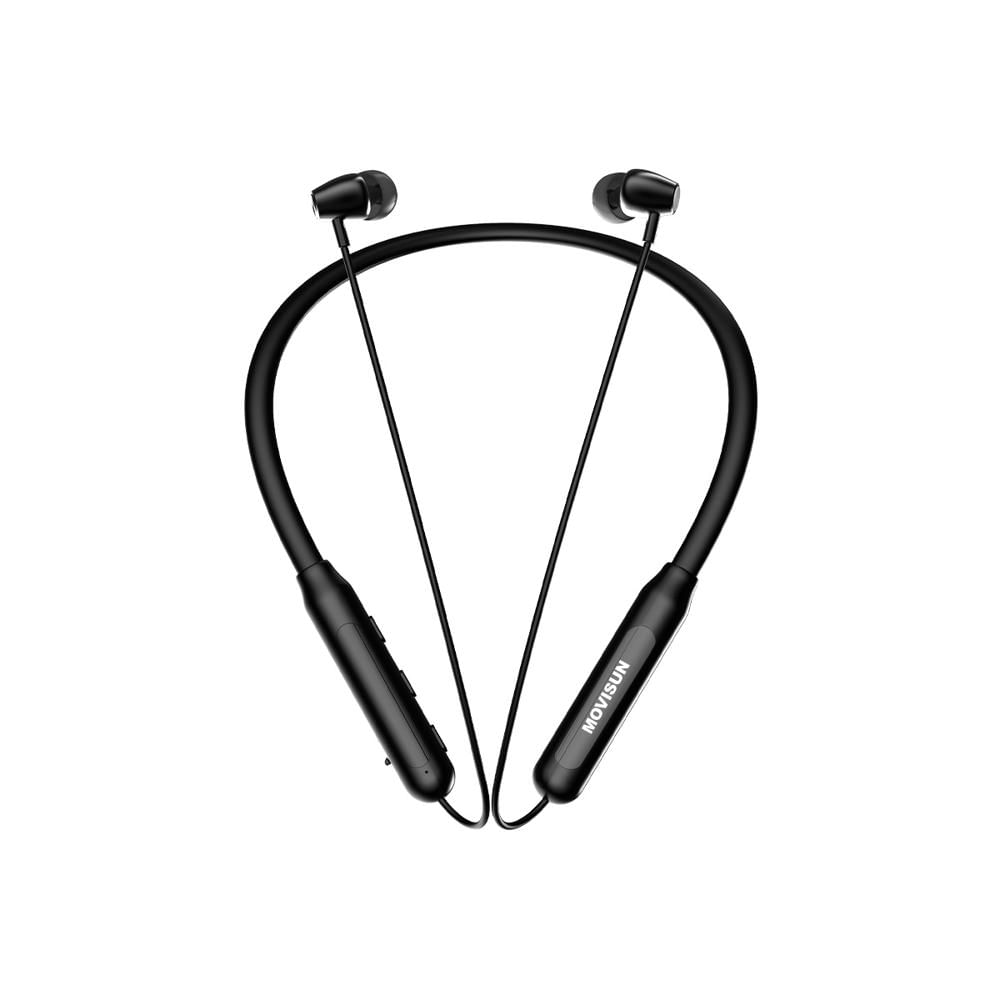 Audífonos Bluetooth Tipo Collar MOVISUN Flex 3 - 30Hrs NEGRO