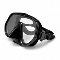 Visor de Buceo de Vidrio Templado Negro