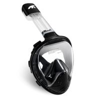 Máscara Snorkel Full Face Polarium Negro