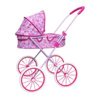 Coche Moises Metálico Para Niñas Juguete