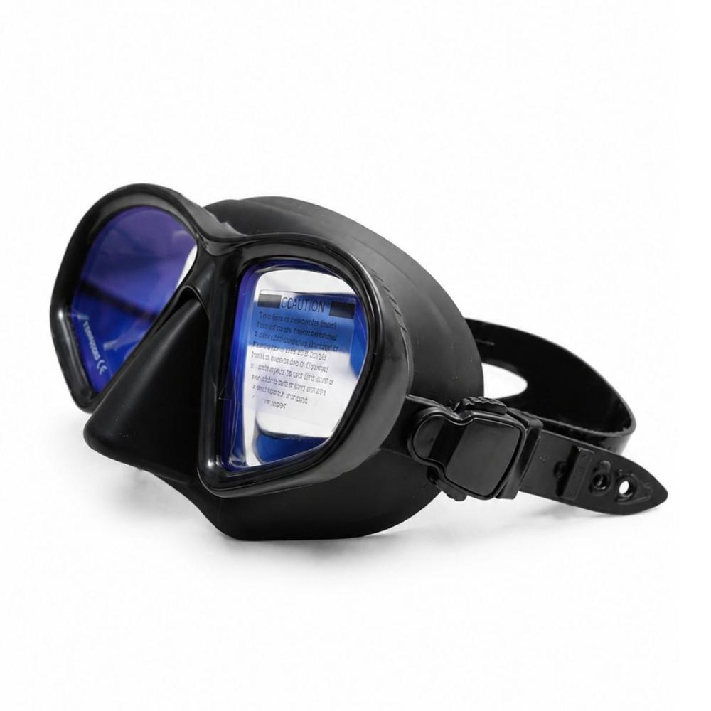 Visor de Buceo de Vidrio Templado Tintado Negro