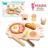 Mi Primer Desayuno - Set Didáctico de Madera Montessori