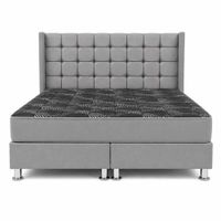 Dormitorio Hypnos Cama King Cuadros Modernos- Colchón Ortopédico