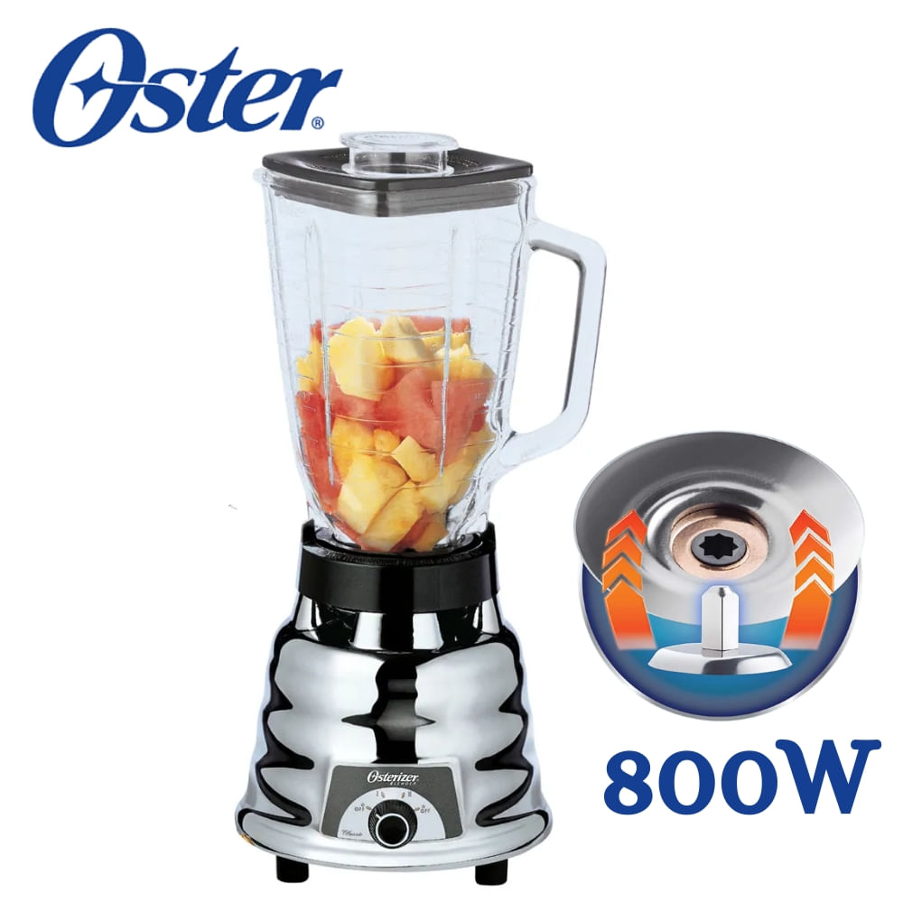 LICUADORA CLASICA OSTER 2 VELOCIDADES CROMADA - 250-22