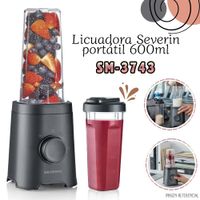 Licuadora Portátil SEVERIN 600ml   SM3743