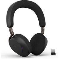 Jabra Audífonos Inalámbricos Evolve3 75 Bluetooth ANC Micrófono USB-A Certificación MS 37599-999-999