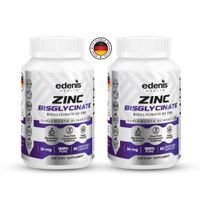 Pack 2 Bisglicinatos de Zinc Edenis Health 60 Cápsulas