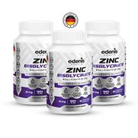Pack 3 Bisglicinatos de Zinc Edenis Health 60 Cápsulas
