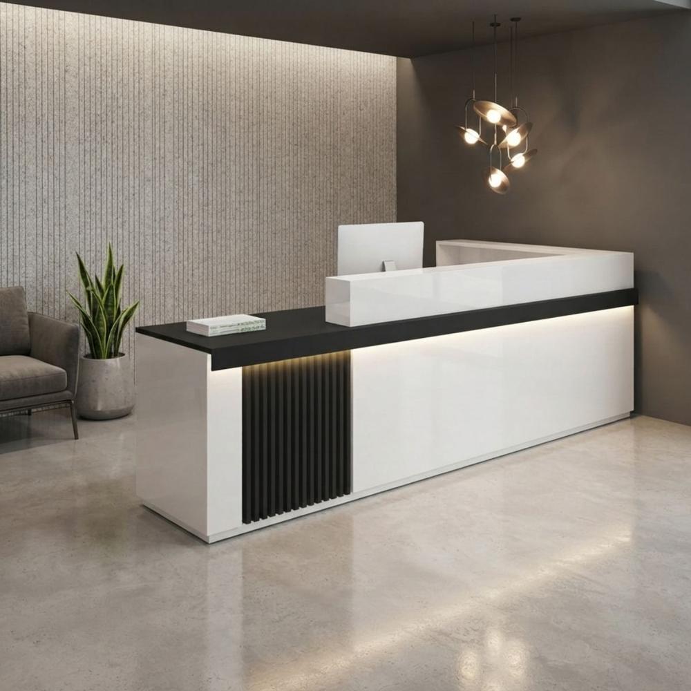 Counter de recepción Shinra Blanco y Negro | Masiva Home