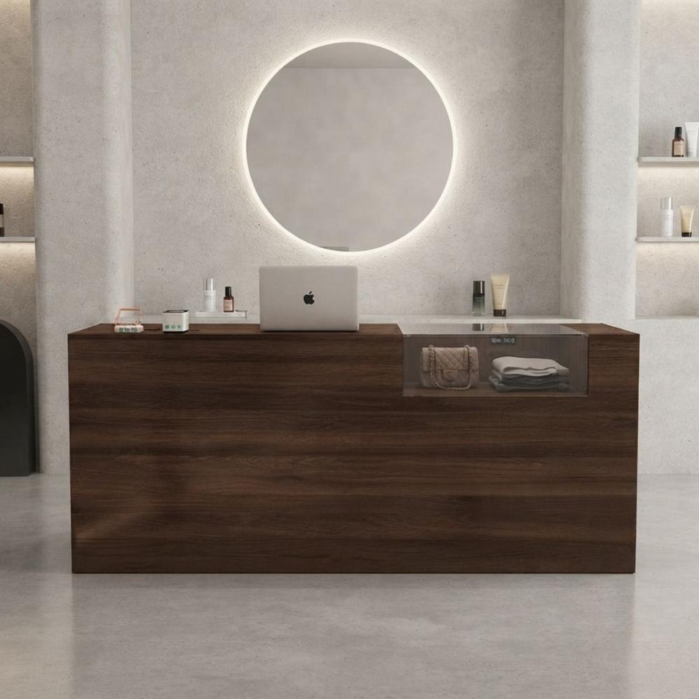 Counter de recepción Anri Marrón | Masiva Home
