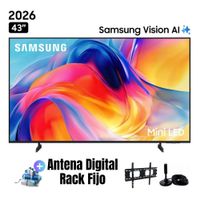Televisor Smart TV 43'' SAMSUNG MiniLED UHD 4K UN43M70HAGXPE 2026 - Ant - Rack Fijo