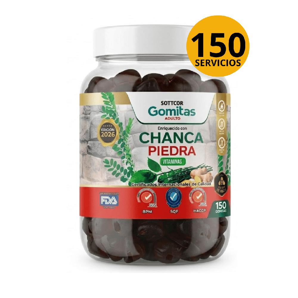 Sottcor Suplemento Gomitas Chanca Piedra Vitaminas Adultos 150 Unidades