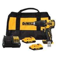 TALADRO PERCUTOR 20V XR 65NM ATOMIC 2 BAT 2.0 AH DEWALT - DCD709D2-B2