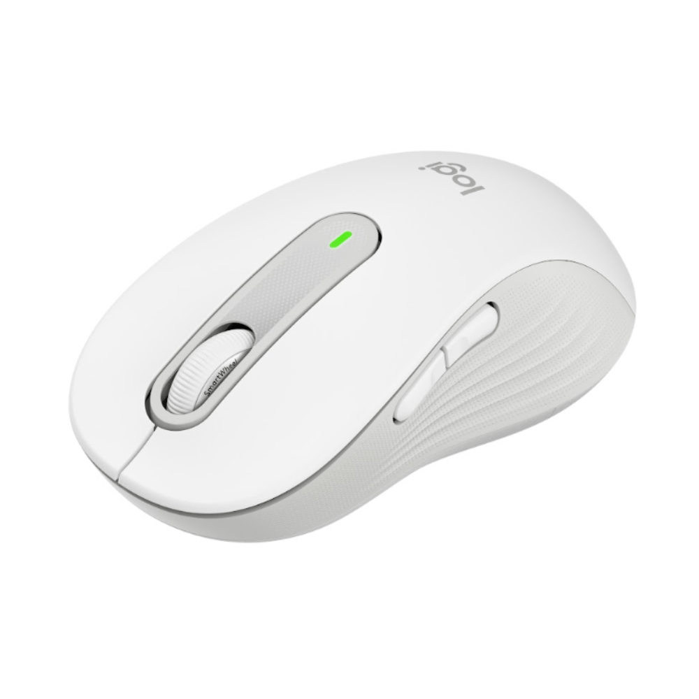 Mouse Logitech Signature M650 Silent Wireless Bluetooth Blanco