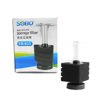 Filtro esponja esquinero para pecera y acuarios SB-833 Sobo