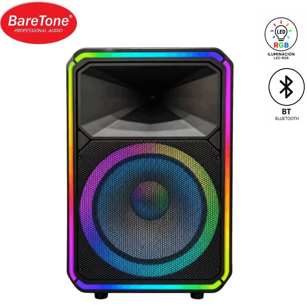 Parlante Baretone MAX-X6 Boufer 15 pulg conexión AC USB BT TWS