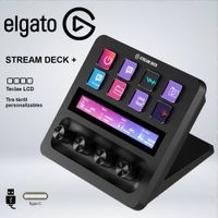 STREAM DECK ELGATO BLACK TECLAS LCD 10GBD9901