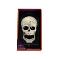 HALLOWEEN - TIMBRE DE CALAVERA A PILAS / 1 DISEÑO COLOR