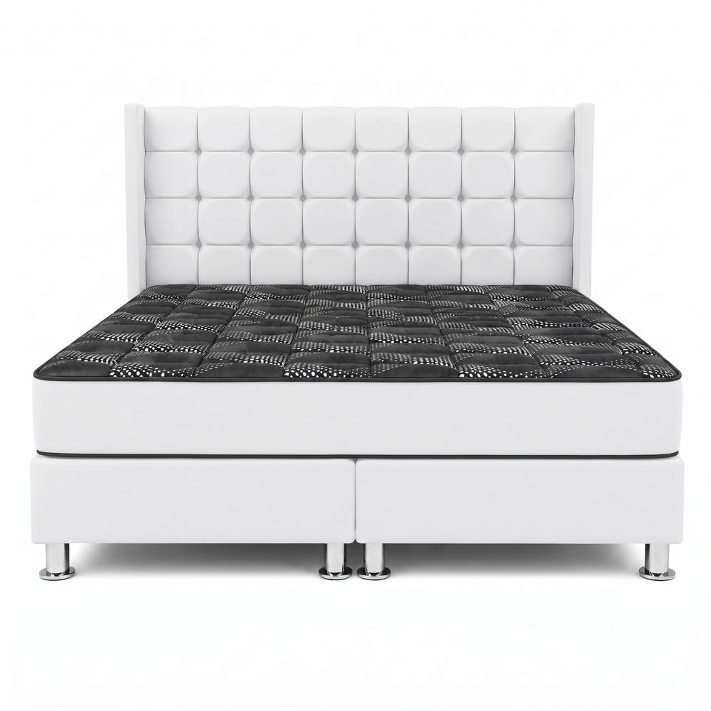 Dormitorio Hypnos King-Cuadros Modernos -Con Colchón Ortopedico