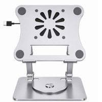 Soporte Ergonómico Ajustable 360 de Aluminio para Laptop y Tablet hasta 16