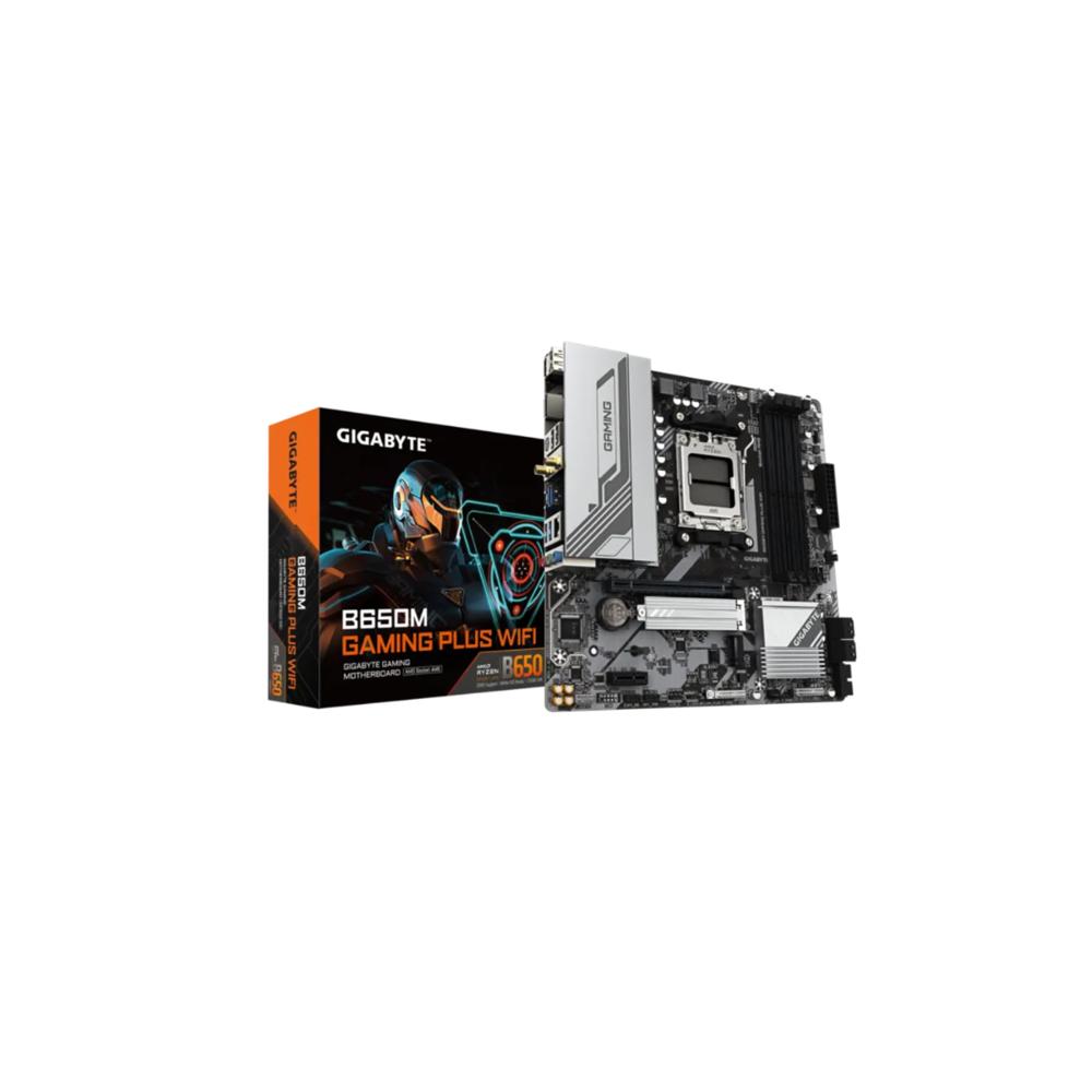 MOTHERBOARD GIGABYTE B650M GAMING PLUS WIFI AMD AM5 MATX