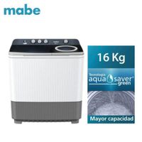 Lavadora Mabe LMD6124PBBB0 Semiautomatica 16 Kg Blanco