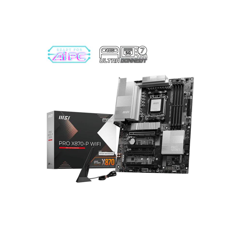 MOTHERBOARD MSI PRO X870-P WIFI AMD AM5 DDR5 WI-FI 7