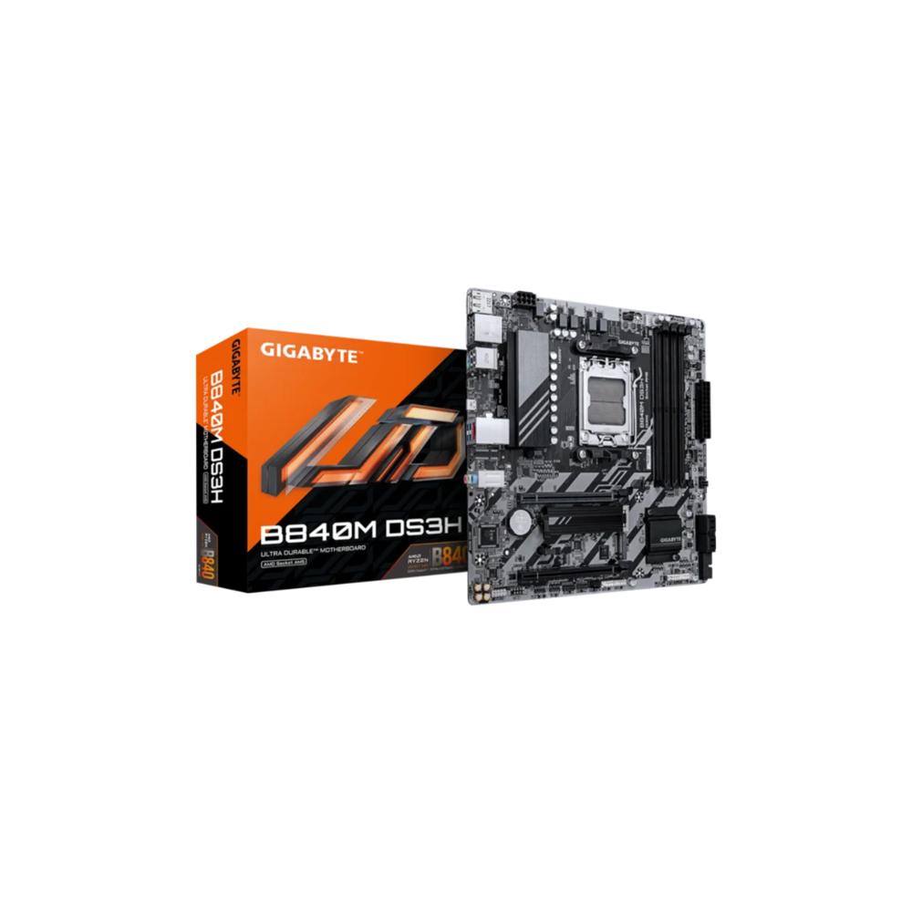 MOTHERBOARD GIGABYTE B840M DS3H AMD AM5 MATX