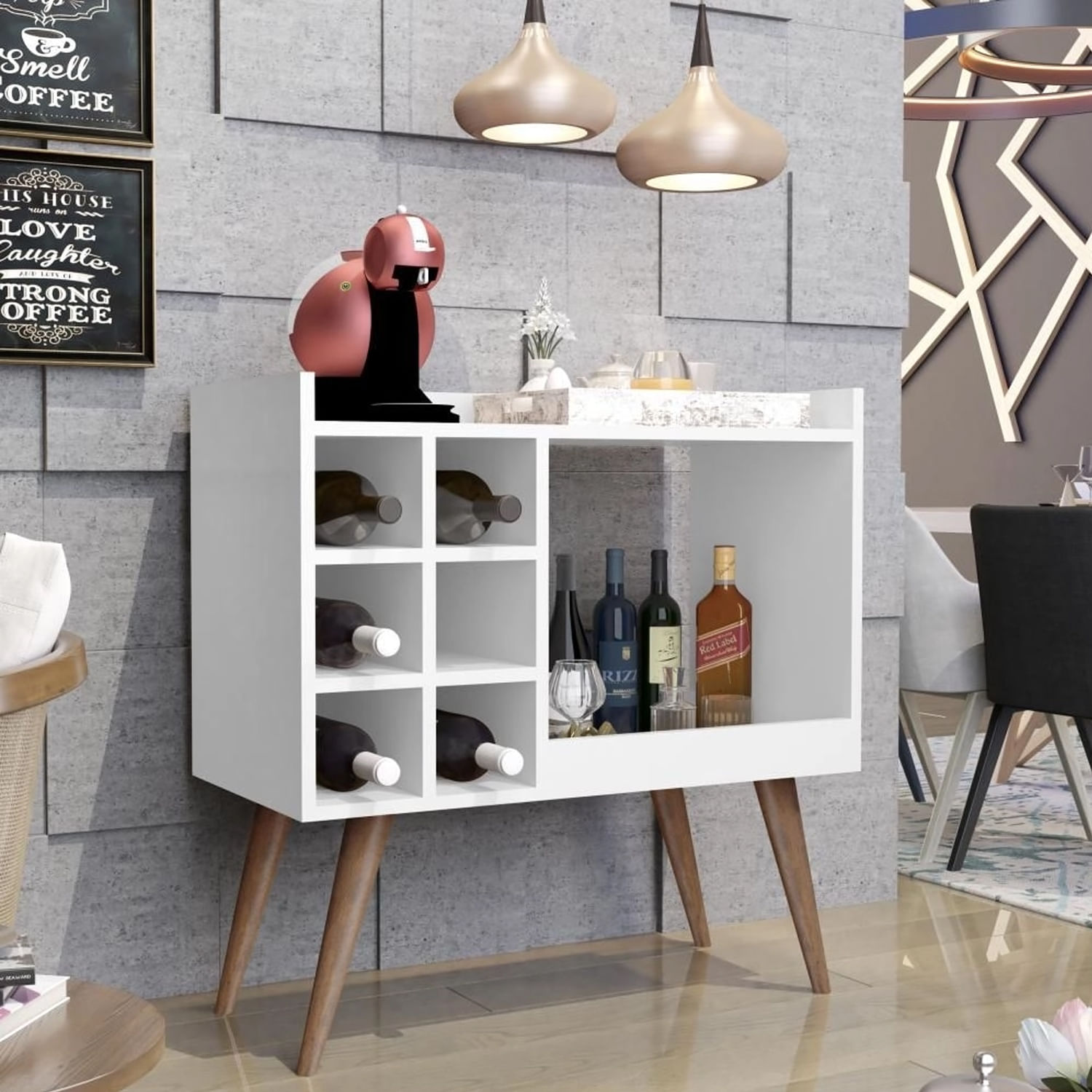 Bar Verónica Ventitas Home Color Blanco