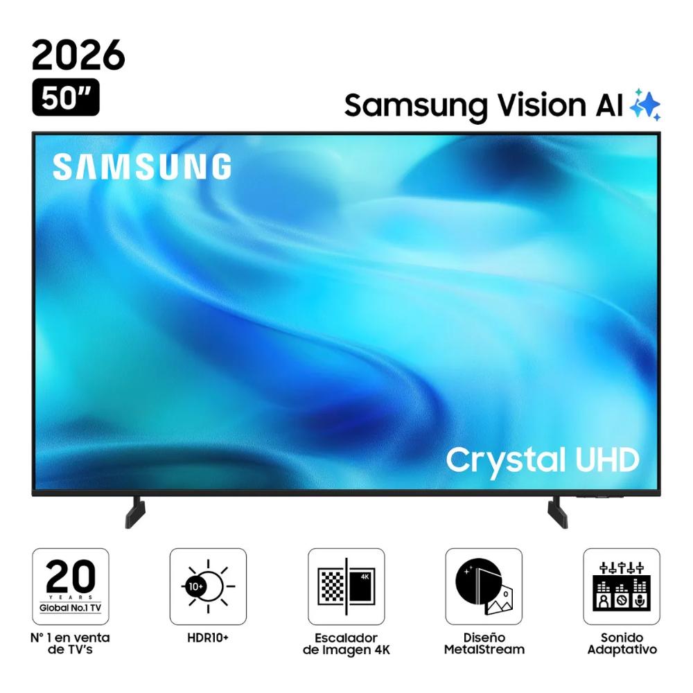 Televisor Samsung 50 Smart Crystal UHD 4K U8000H - 2026