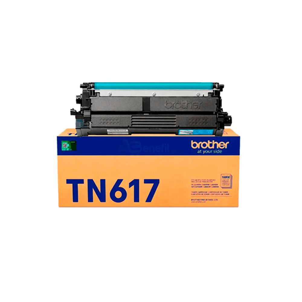 Tóner Brother TN-617C Original Cian para MFC-L8970CDW - HL-L9310CDW - HL-L8360CDW y DCP-L8410CDW