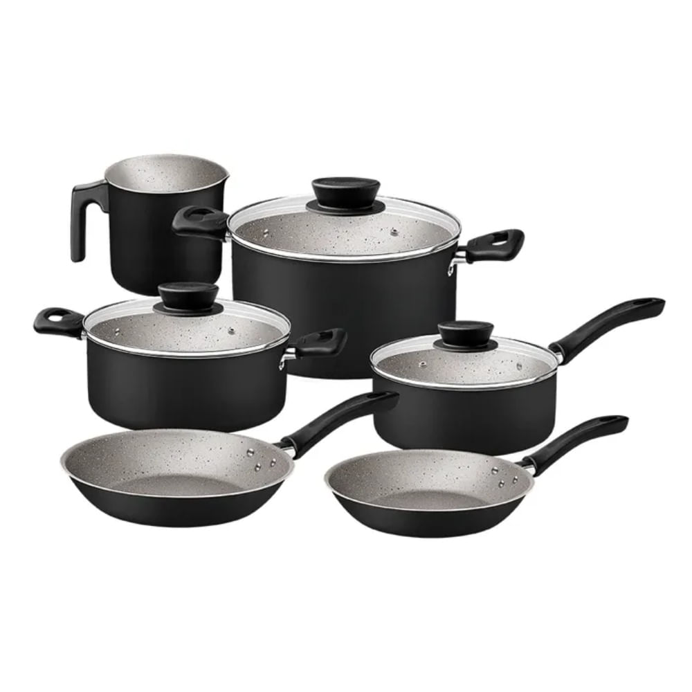 Juego de Ollas Tramontina Linz 9 Piezas Negro 28299/011