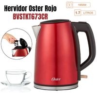 Hervidor Electrico Oster Acero Inox de 1.7 Lt - BVSTKT673CR