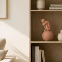 Escultura terracota 24 cm - Introspección