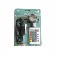 Luz Led Rgb Difusora Para Peceras Y Acuarios Con Control Remoto- 16 Colores