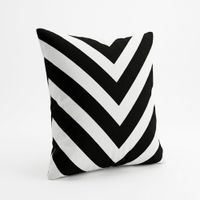 Funda Decorativo Chevron Ébano 40x40 CM